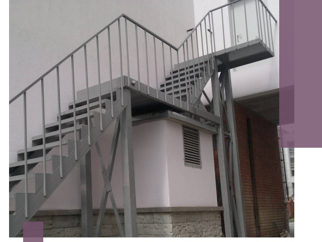 Монтаж пожарных лестниц под ключ в Ейске с гарантией качества