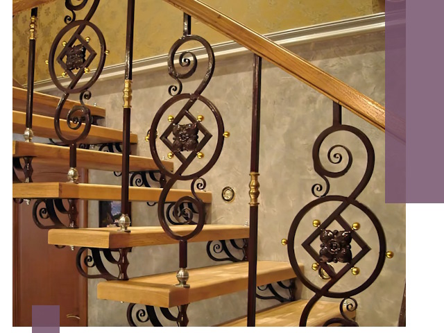 Изготовление кованых лестниц под ключ в Ейске