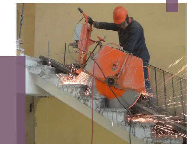 Демонтаж бетонных лестниц в Ейске от 4638 руб. за м2 | ПРОЛЁТ-Еск