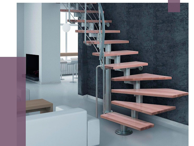 Модульные лестницы в Ейске от 17005 руб. — купить в ПРОЛЁТ-Еск