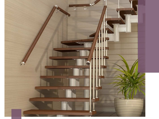 Изготовление модульных лестниц под ключ в Ейске