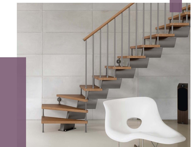 Монтаж модульных лестниц в Ейске от 6390 руб. 