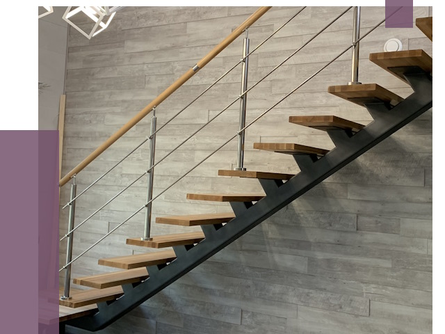 Изготовление лестниц на монокосоуре в Ейске от 76780 руб. 