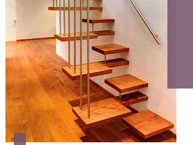 Лестницы «гусиный шаг» на заказ в Ейске для узких пространств