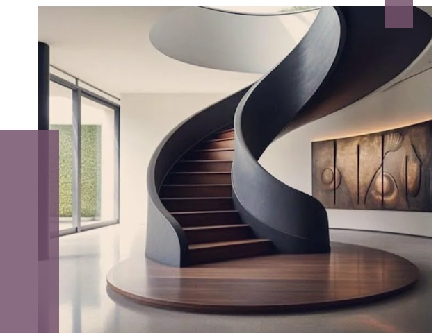 Элитные лестницы под заказ в Ейске от 190661 руб. — ПРОЛЁТ-Еск