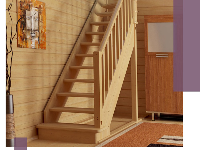 Лестницы эконом класса под ключ в Ейске — недорого и быстро