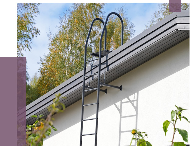 Лестницы на крышу в Ейске от 19272 руб. — монтаж и монтаж ПРОЛЁТ-Еск