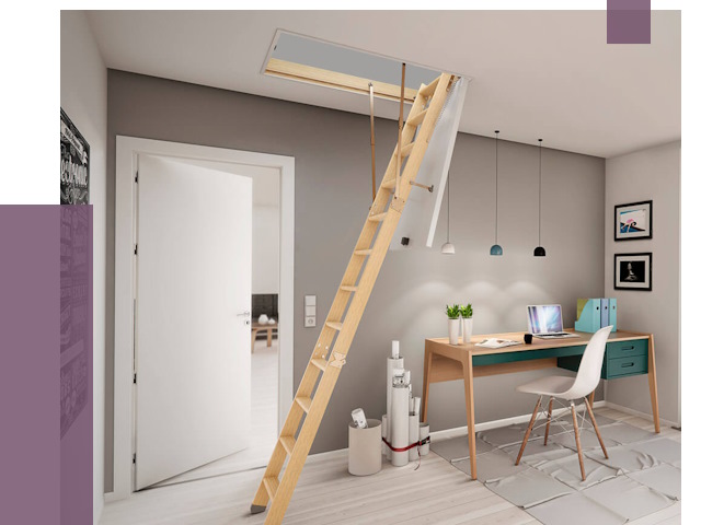 Чердачные лестницы в Ейске — от 14686 руб. | ПРОЛЁТ-Еск