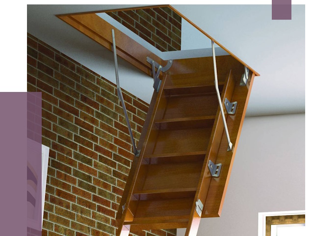 Установка чердачной лестницы в Ейске от 7884 руб. | ПРОЛЁТ-Еск