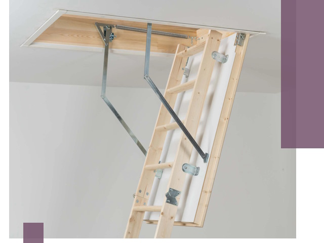 Установка чердачной лестницы под ключ в Ейске