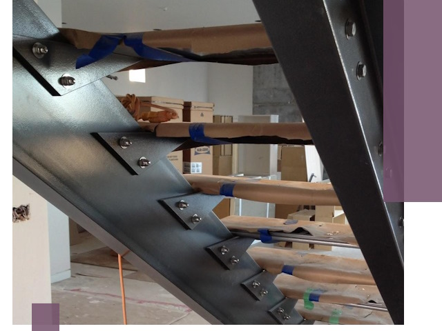 Усиление лестничных конструкций и усиление опор в Ейске