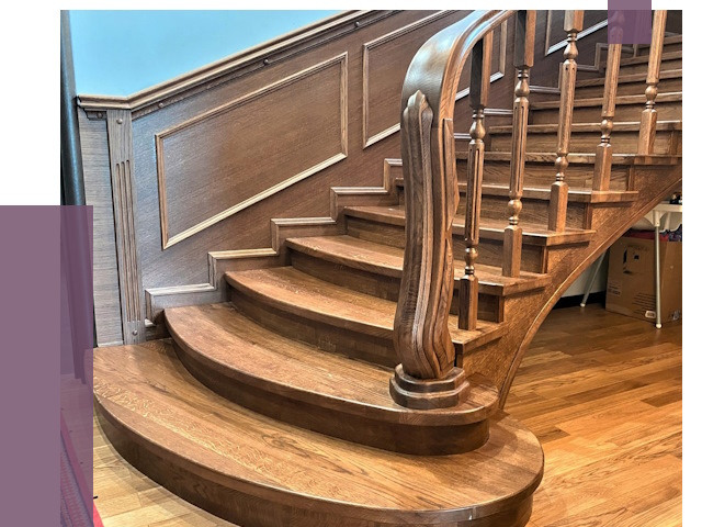 Дубовые лестницы под ключ в Ейске от 177779 руб. — ПРОЛЁТ-Еск