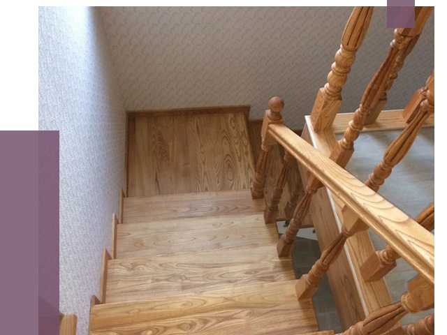 Сосновые лестницы в Ейске под ключ от 8142 руб.  | ПРОЛЁТ-Еск