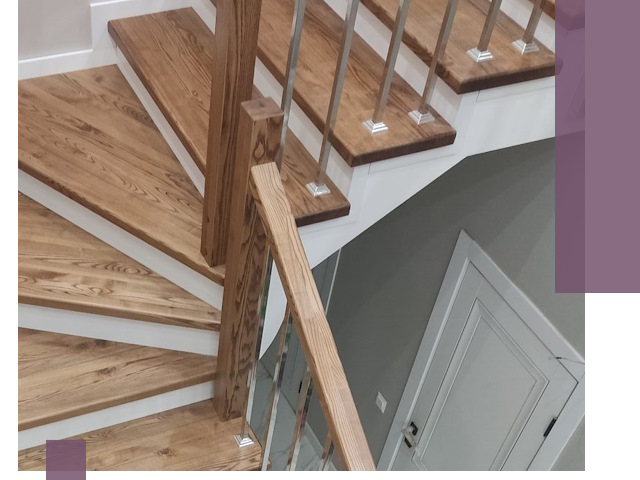 Обшивка металлических лестниц под ключ в Ейске