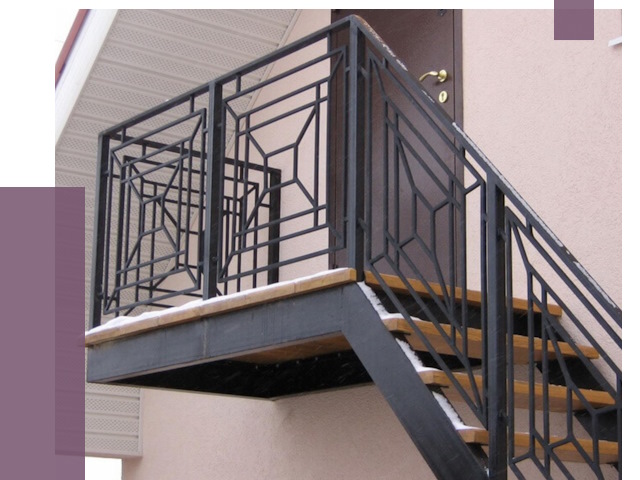 Металлические перила в Ейске от 4329 руб.  | ПРОЛЁТ-Еск