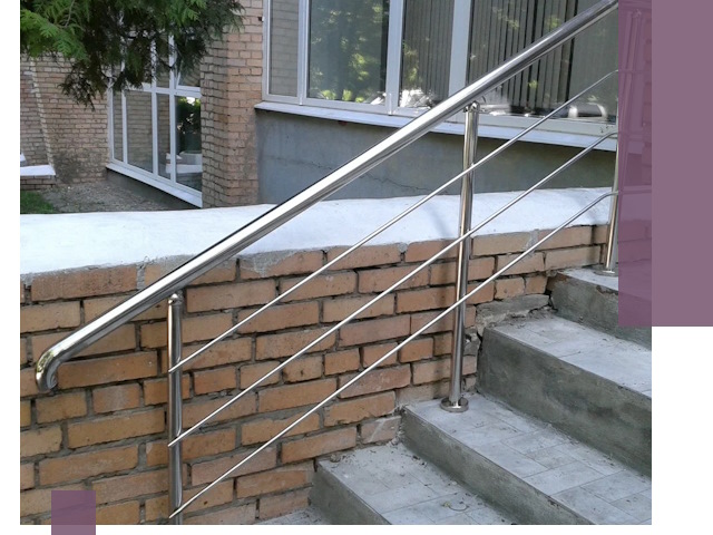 Перила из нержавеющей стали высокого качества в Ейске