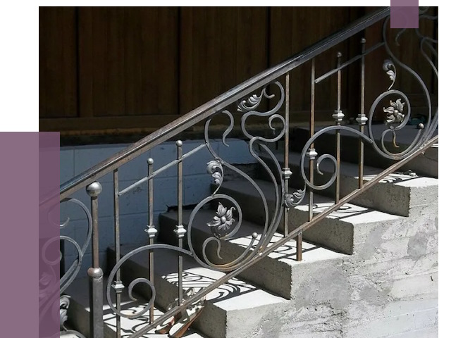 Кованые перила в Ейске от 8760 руб. под ключ — качество от ПРОЛЁТ-Еск