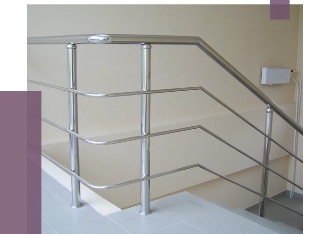 Алюминиевые перила в Ейске от 6390 руб. под ключ | ПРОЛЁТ-Еск