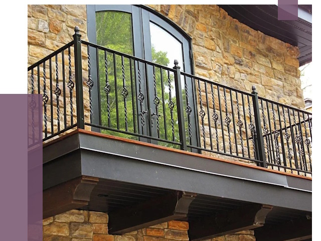 Балконные ограждения в Ейске от 8090 руб. — купить | ПРОЛЁТ-Еск