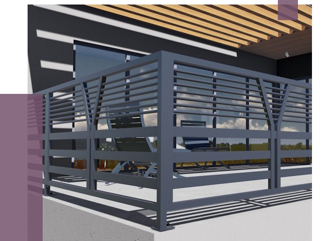 Изготовление балконных ограждений в Ейске от 10821 руб. | ПРОЛЁТ-Еск