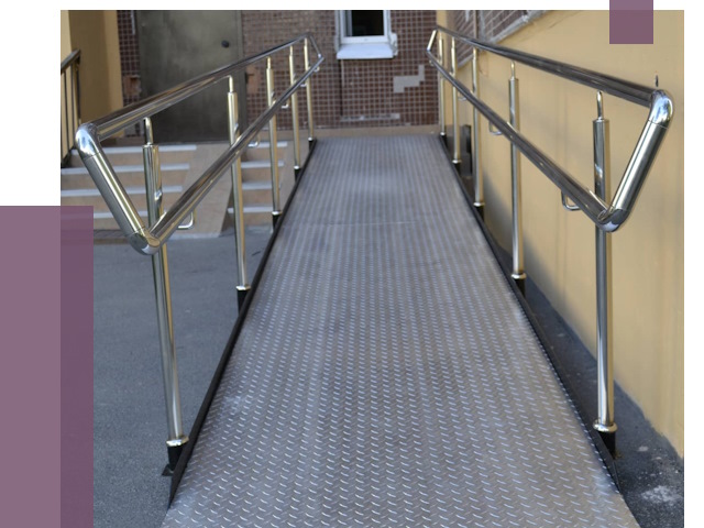 Пандусы в Ейске от 12367 руб. — установка для инвалидов | ПРОЛЁТ-Еск