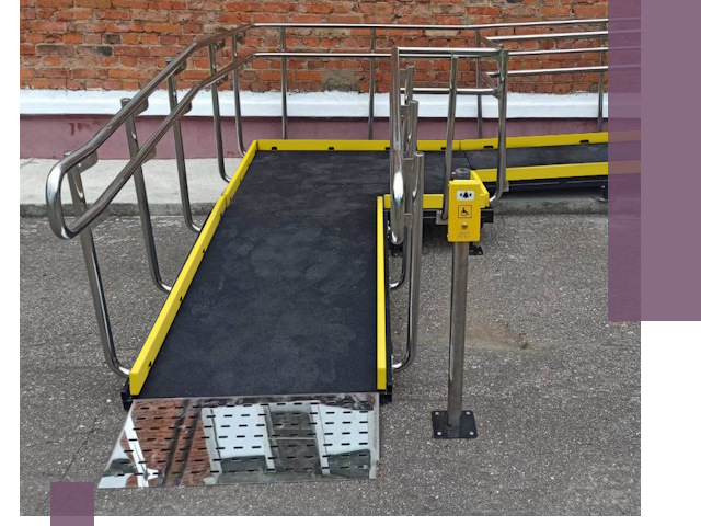 Изготовление наклонных пандусов для инвалидов в Ейске