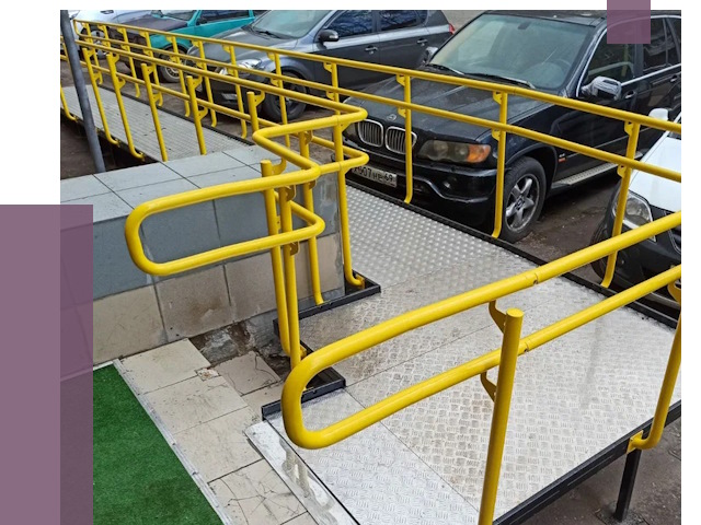 Стационарные пандусы в Ейске от 12367 руб. | ПРОЛЁТ-Еск