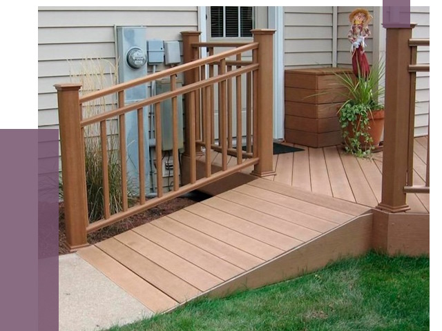 Пандус на крыльцо в Ейске под ключ от 7833 руб.