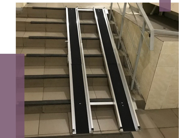 Установка пандуса в подъезд в Ейске от 8039 руб. под ключ | ПРОЛЁТ-Еск