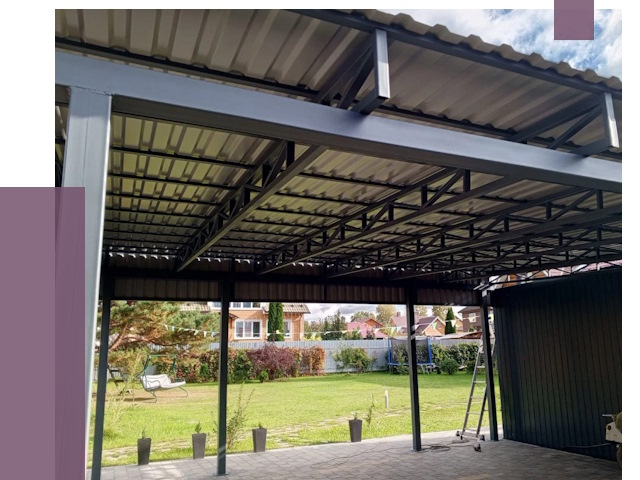 Монтаж навесов в Ейске от 7420 руб. — установка навеса | ПРОЛЁТ-Еск