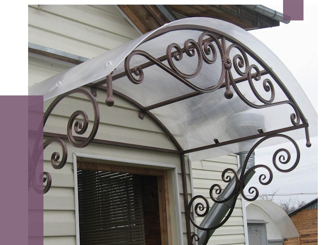 Изготовление козырьков в Ейске от 7420 руб. — заказать | ПРОЛЁТ-Еск