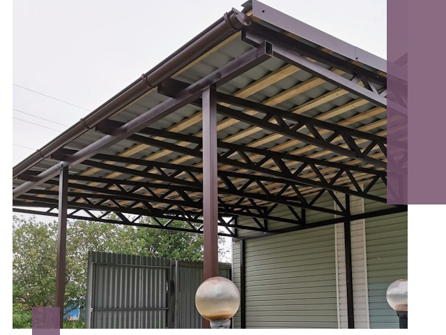 Навесы под ключ в Ейске: изготовление, монтаж и гарантия