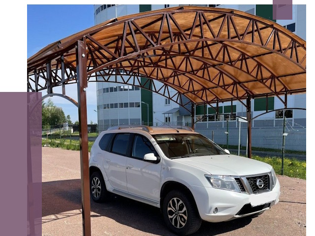 Недорогие навесы в Ейске от 43285 руб. | ПРОЛЁТ-Еск