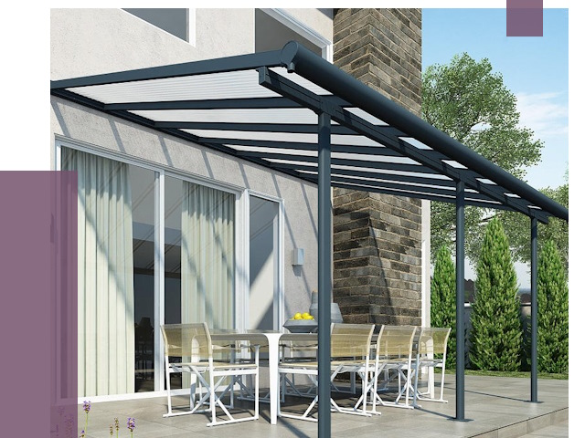 Навесы пристенные в Ейске от 9172 руб. — монтаж и установка | ПРОЛЁТ-Еск