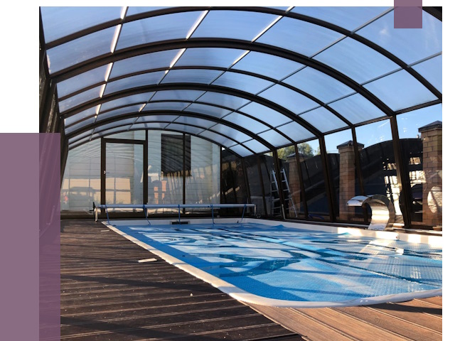 Навесы для бассейна в Ейске от 16902 руб. под ключ | ПРОЛЁТ-Еск