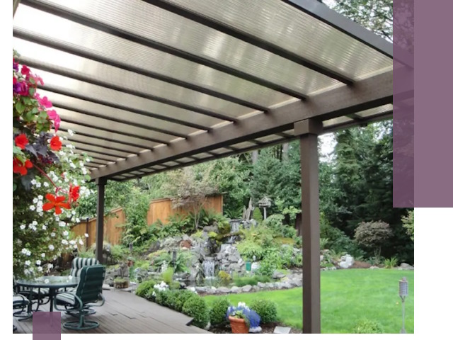 Навесы из поликарбоната под ключ в Ейске быстро и надёжно