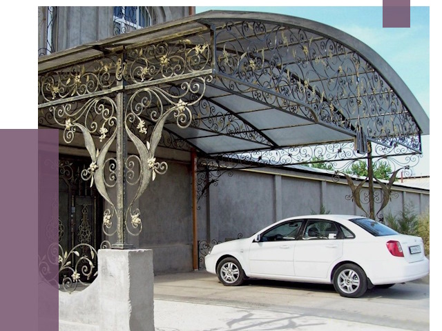 Кованые навесы в Ейске от 14686 руб. | ПРОЛЁТ-Еск