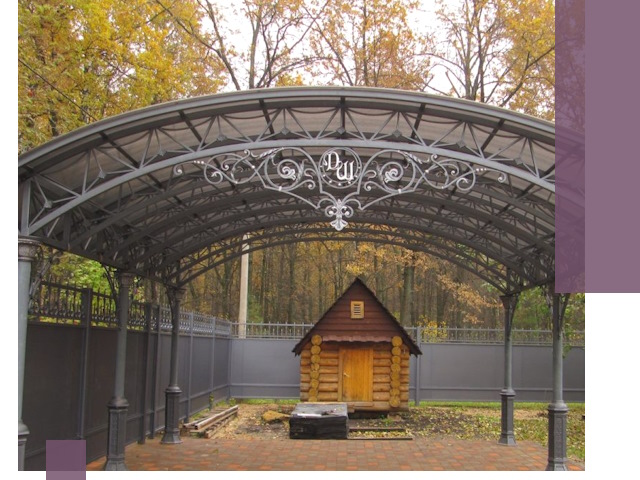 Кованые навесы премиум-класса под заказ в Ейске