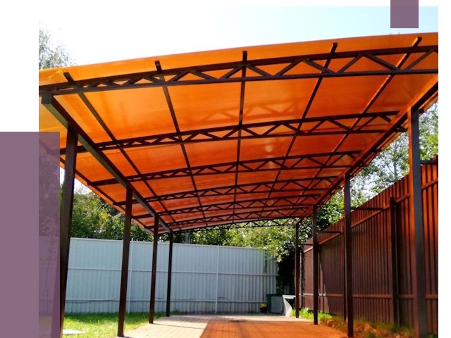 Односкатные навесы под ключ в Ейске от 13243 руб. 