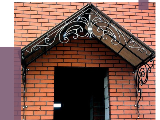 Металлические козырьки в Ейске от 10770 руб. 