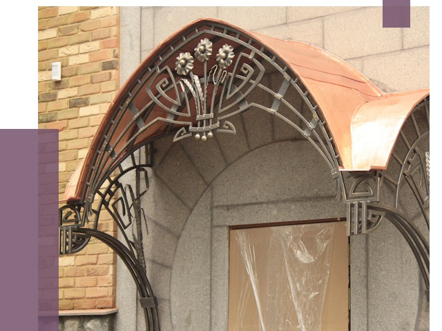 Арочные козырьки в Ейске от 14686 руб. 