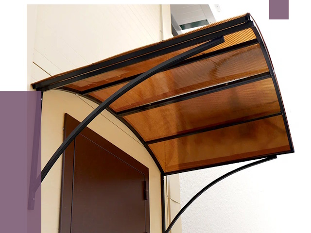 Недорогие козырьки в Ейске от 7647 руб.  | ПРОЛЁТ-Еск