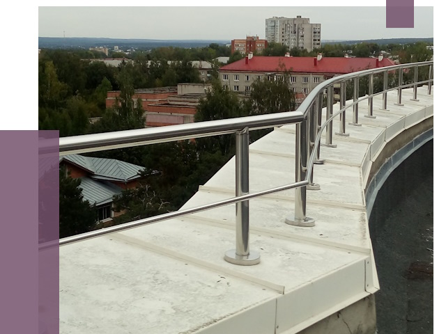 Парапеты и ограждения кровли в Ейске от 4998 руб.