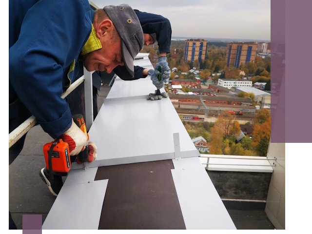 Монтаж парапетов в Ейске — установка прочных металлических ограждений