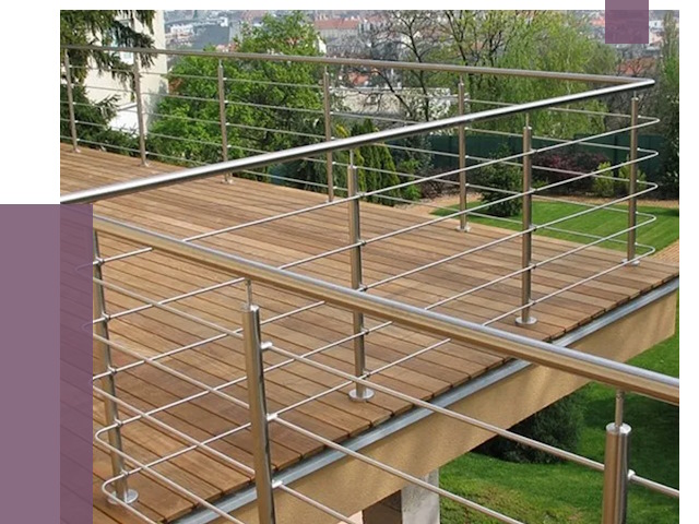 Алюминиевые парапеты в Ейске под ключ от 7833 руб. 