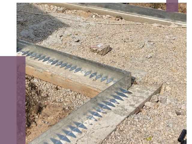 Нержавеющие бордюры в Ейске от 4844 руб. под ключ | ПРОЛЁТ-Еск