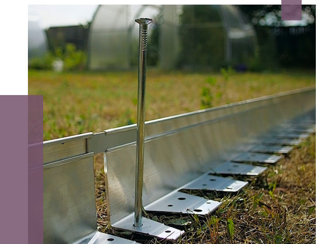 Металлические бордюры для газона в Ейске от 4329 руб. | ПРОЛЁТ-Еск