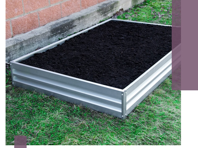 Металлические бордюры для грядок в Ейске: прочность и аккуратность