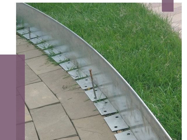 Металлические бордюры для тротуаров в Ейске от 8760 руб.