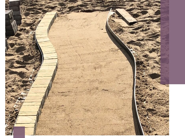 Металлические бордюры для тротуаров в Ейске — прочные и долговечные